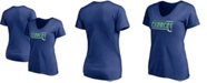 Fanatics Women's Blue Vancouver Canucks Mascot in Bounds V-Neck T-shirt